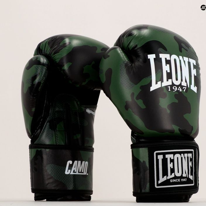 Γάντια πυγμαχίας LEONE 1947 Camo πράσινα GN324 14