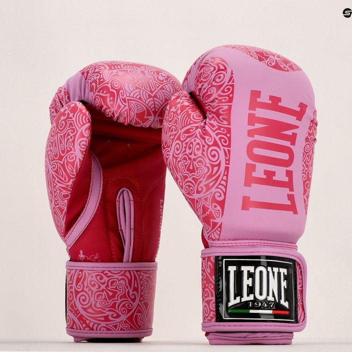Γάντια πυγμαχίας LEONE 1947 Μαορί ροζ GN070 14