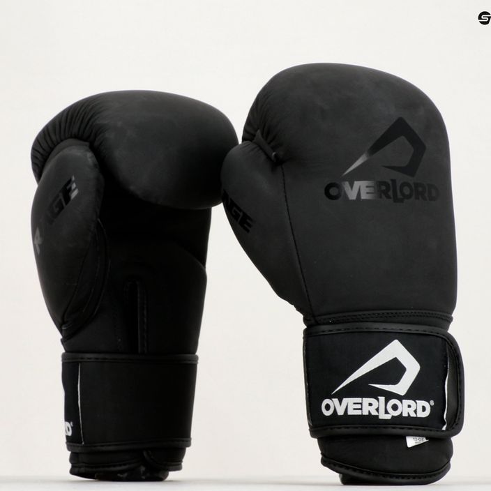 Overlord Rage μαύρα γάντια πυγμαχίας 100004-BK 7
