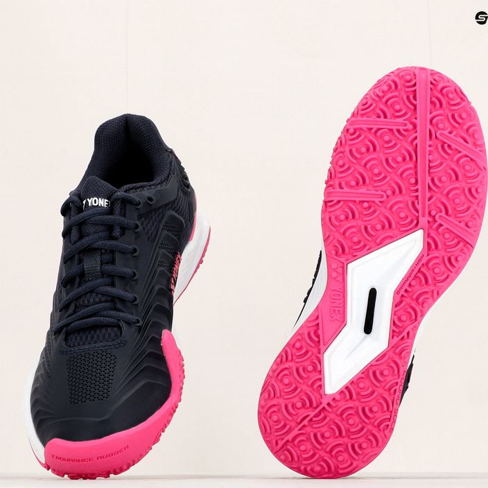 Γυναικεία παπούτσια τένις YONEX SHT Eclipsion 4 CL navy blue/pink STFEC4WC3NP 11