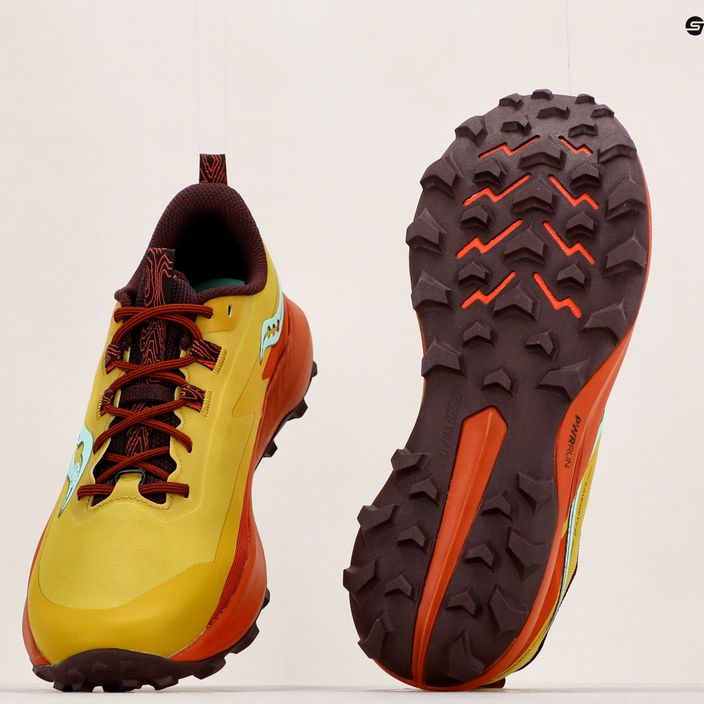 Ανδρικά παπούτσια τρεξίματος Saucony Peregrine 13 κίτρινο-πορτοκαλί S20838-35 18