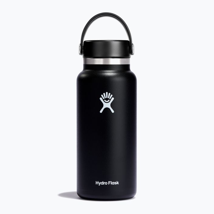 Hydro Flask Wide Flex Cap θερμικό μπουκάλι 946 ml μαύρο