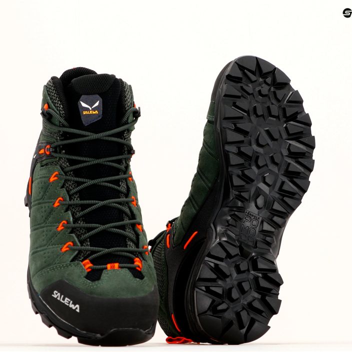 Ανδρικές μπότες πεζοπορίας Salewa Alp Mate Mid WP πράσινο 00-0000061384 12