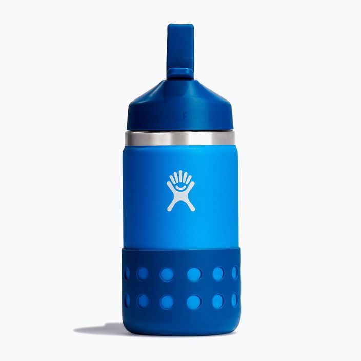 Hydro Flask Καπάκι με καλαμάκι και μπότα με ευρύ στόμιο 355 ml θερμικό μπουκάλι μπλε W12BSWBB445