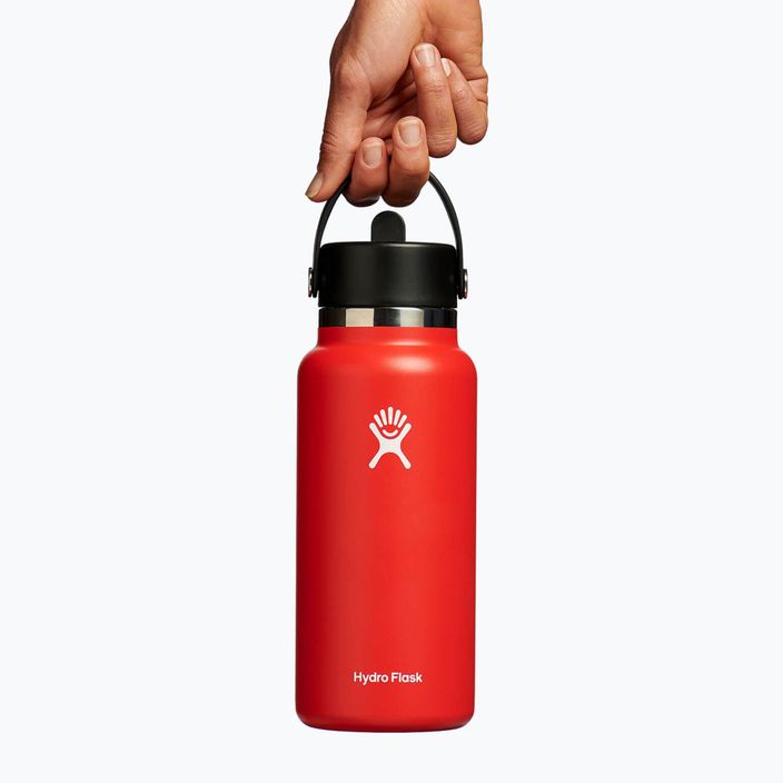 Θερμικό μπουκάλι Hydro Flask Wide Flex Straw 945 ml κόκκινο W32BFS612 3