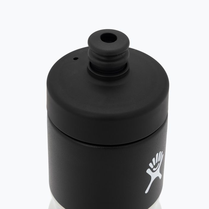 Hydro Flask Wide Insulated Sport θερμικό μπουκάλι 591 ml μαύρο 5