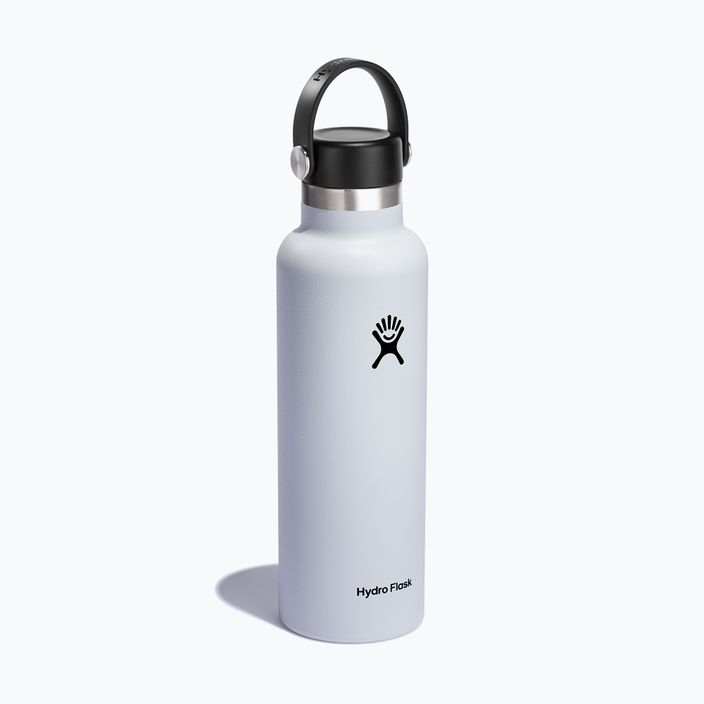 Τουριστικό μπουκάλι Hydro Flask Standard Flex 620 ml λευκό 2
