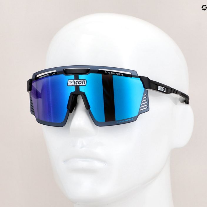 SCICON Aerowatt μαύρο γυαλιστερό/scnpp γυαλιά ποδηλασίας πολλαπλών καθρεφτών μπλε EY37030200 8