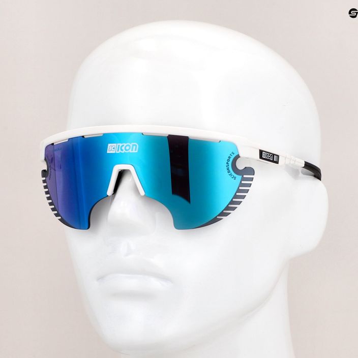 Γυαλιά ηλίου SCICON Aerowing Lamon λευκό γυαλιστερό/scnpp πολλαπλών καθρεφτών μπλε EY30030800 9