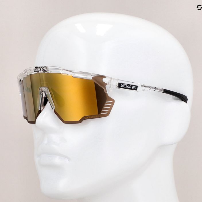 SCICON Aeroshade Kunken crystal gloss/scnpp multimirror bronze γυαλιά ποδηλασίας EY31070700 9