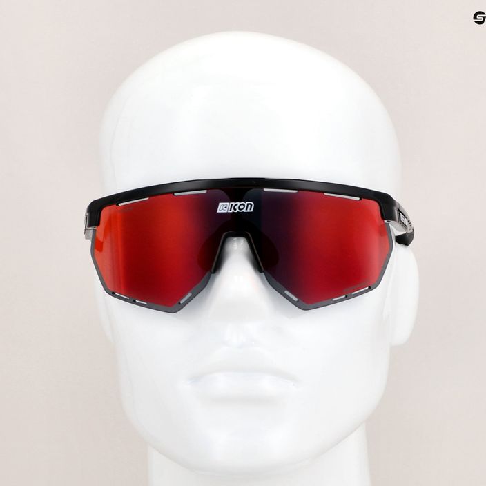 SCICON Aerowing μαύρο γυαλιστερό/scnpp γυαλιά ποδηλασίας πολλαπλών καθρεφτών κόκκινο EY26060201 9