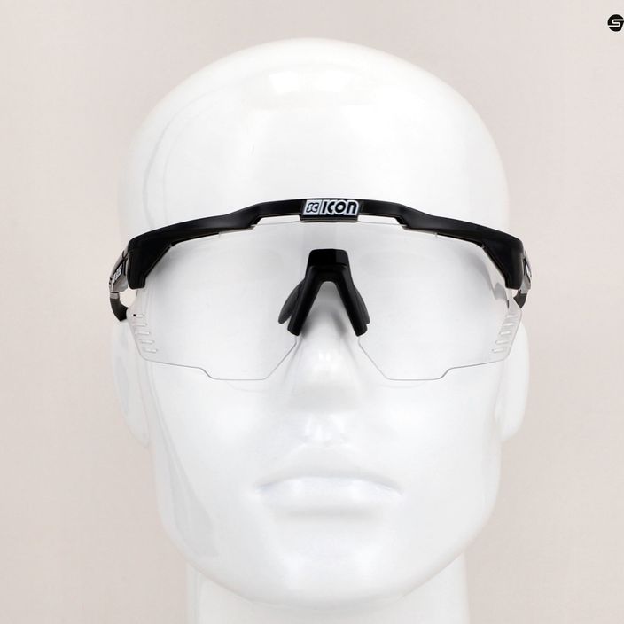 SCICON Aeroshade Kunken μαύρο γυαλιστερό/scnpp φωτοχρωμικό ασημί γυαλιά ποδηλασίας EY31010200 9