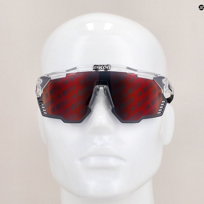 SCICON Aeroshade Kunken crystal gloss/scnpp μονόγραμμα multimirror red ποδηλατικά γυαλιά EY31130700 9