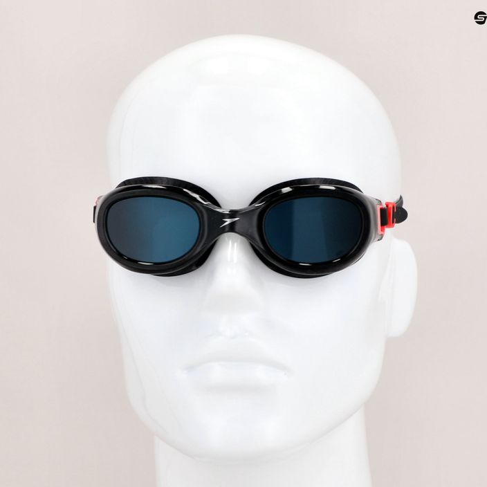 Speedo Futura Classic μαύρα/κόκκινα/καπνισμένα γυαλιά κολύμβησης 8-10898B572 11