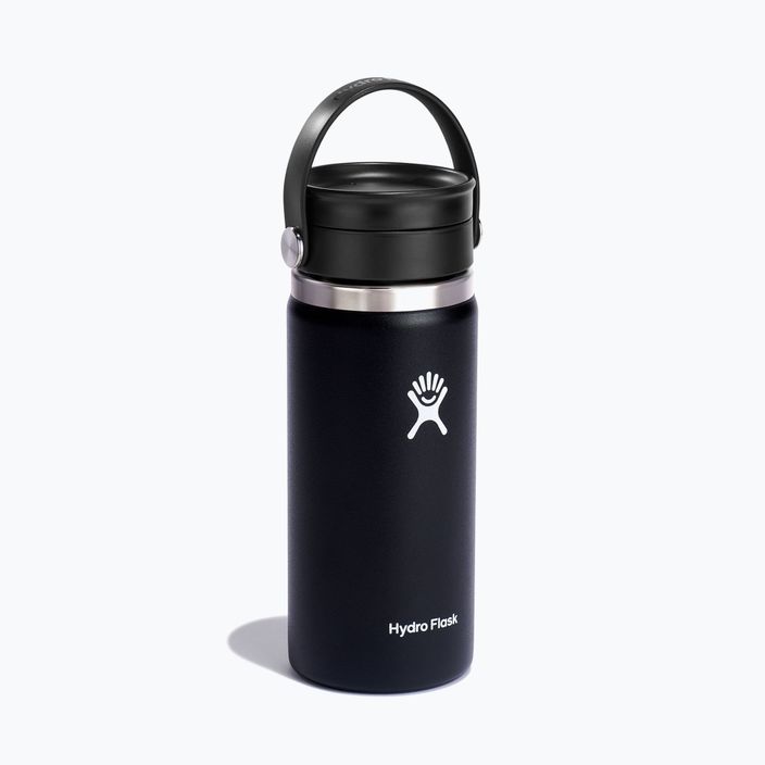 Hydro Flask Wide Flex Sip θερμικό μπουκάλι 470 ml μαύρο W16BCX001 2