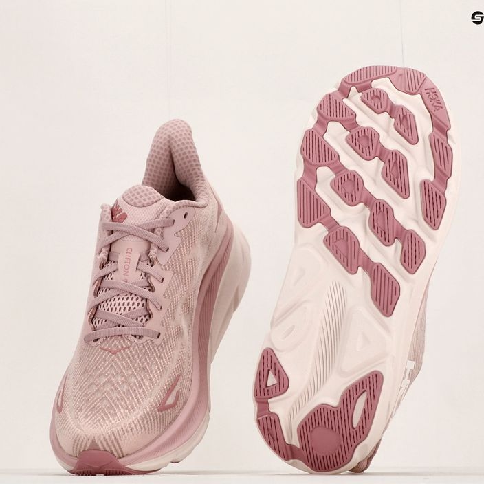 Γυναικεία παπούτσια για τρέξιμο HOKA Clifton 9 ροζ 1127896-PMPW 12
