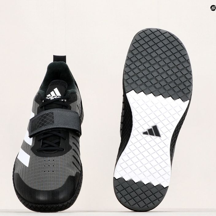 adidas The Total γκρι και μαύρα παπούτσια προπόνησης GW6354 23