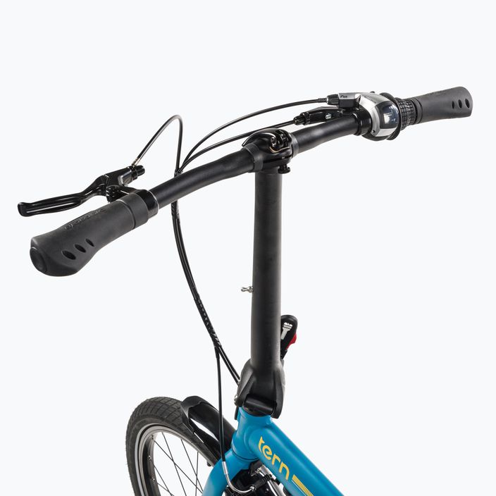 Πτυσσόμενο ποδήλατο πόλης Tern μπλε LINK C8 4