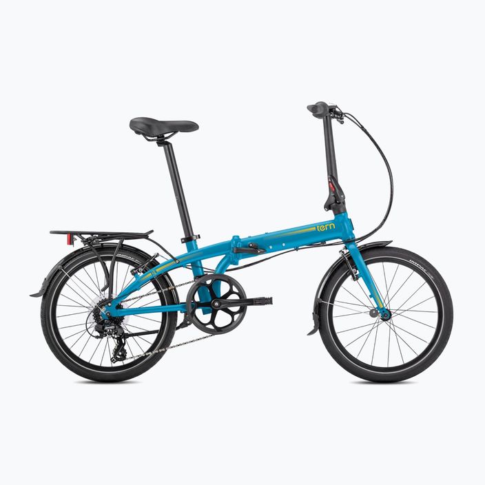 Πτυσσόμενο ποδήλατο πόλης Tern μπλε LINK C8 7