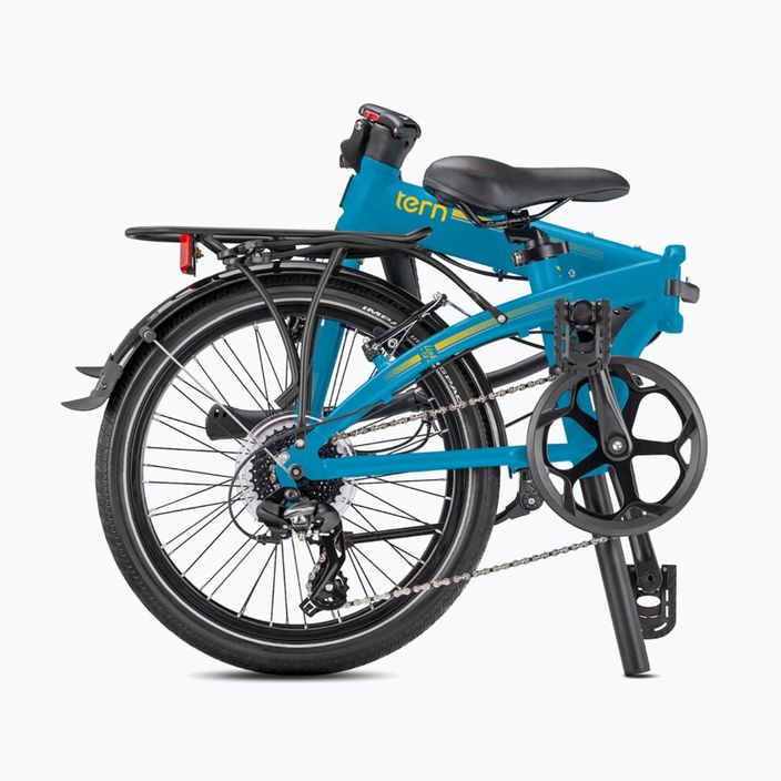 Πτυσσόμενο ποδήλατο πόλης Tern μπλε LINK C8 8