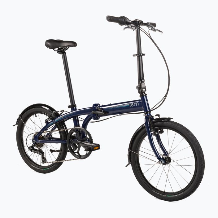 Αναδιπλούμενο ποδήλατο πόλης Tern LINK B7 navy blue 2