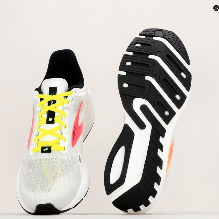 Brooks Launch 9 ανδρικά παπούτσια για τρέξιμο λευκό 1103861D148 12
