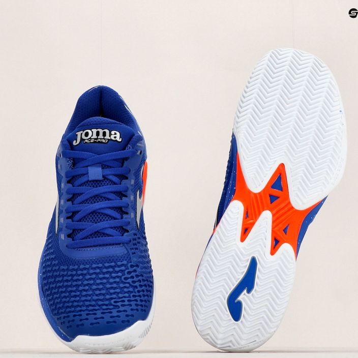 Joma T.Ace 2304 ανδρικά παπούτσια τένις μπλε και κόκκινο TACES2304P 14