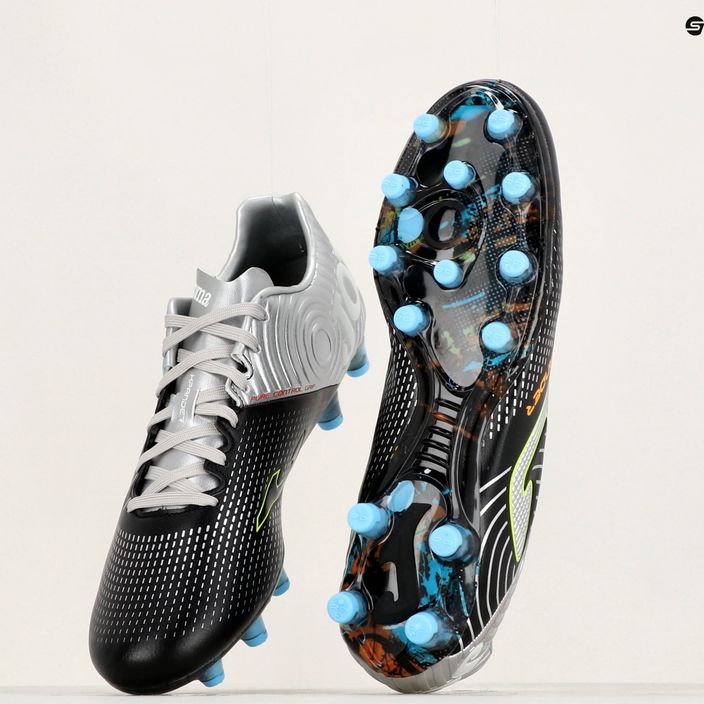 Joma ανδρικά ποδοσφαιρικά παπούτσια Xpander FG μαύρο/ασημί 14