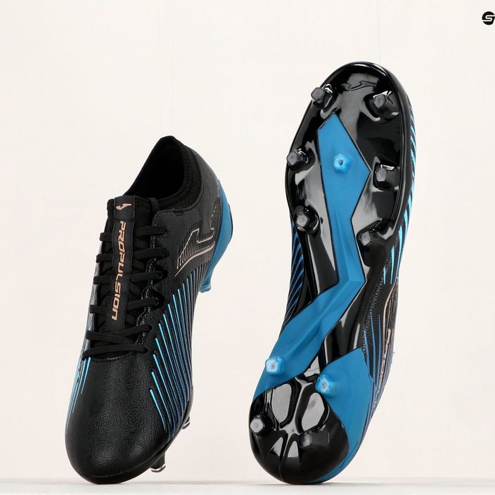 Joma Propulsion Cup FG ανδρικά ποδοσφαιρικά παπούτσια μαύρο/μπλε 18
