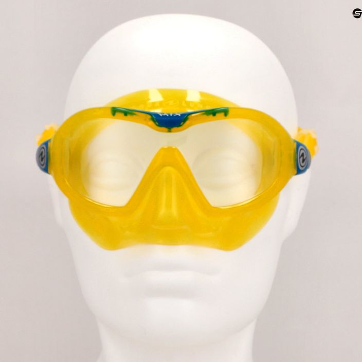 Aqualung Mix παιδική μάσκα κατάδυσης κίτρινο/πετρόλ MS5560798S 7