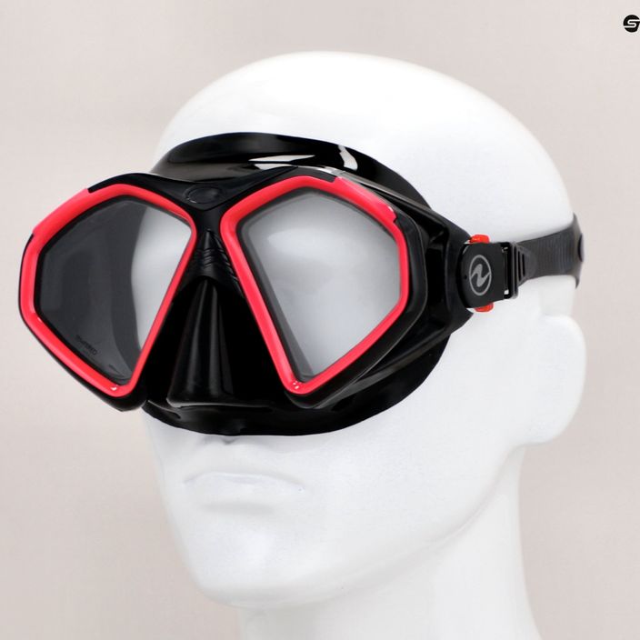 Aqualung Hawkeye μάσκα κατάδυσης μαύρο/ροζ MS5570102 8