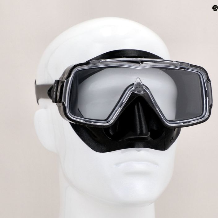 Cressi Sirena μάσκα κατάδυσης με αναπνευστήρα μαύρη DN202000 8