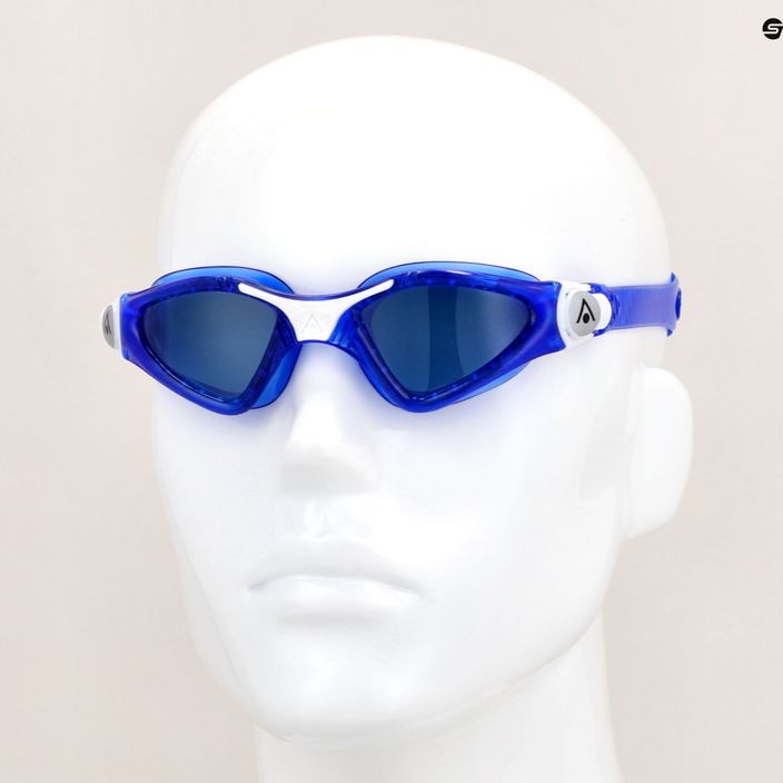 Aquasphere Kayenne μπλε / λευκό / φακοί σκούρα παιδικά γυαλιά κολύμβησης EP3194009LD 7