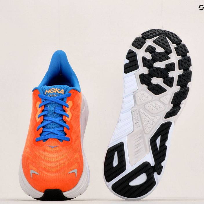 HOKA ανδρικά παπούτσια για τρέξιμο Arahi 6 πορτοκαλί 1123194-VOCS 12
