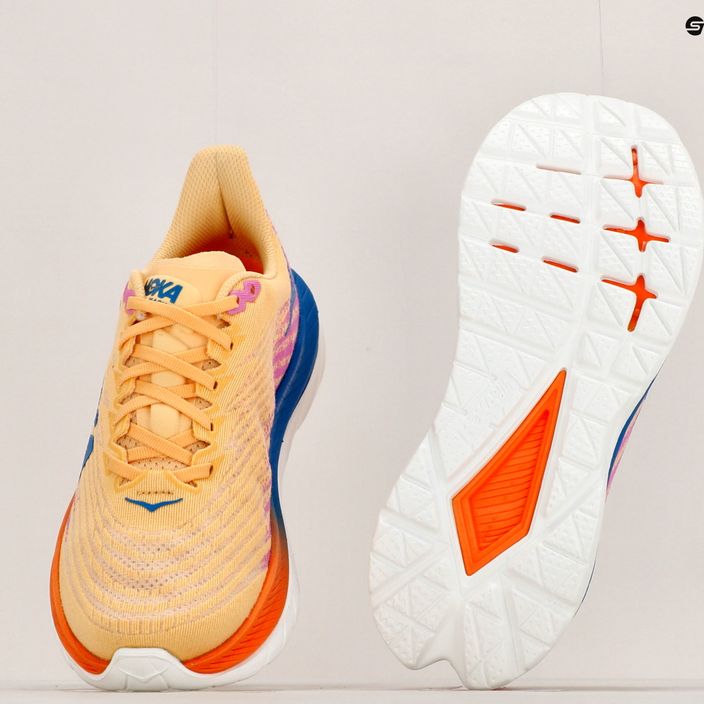 Γυναικεία παπούτσια για τρέξιμο HOKA Mach 5 πορτοκαλί-μωβ 1127894-ICYC 17