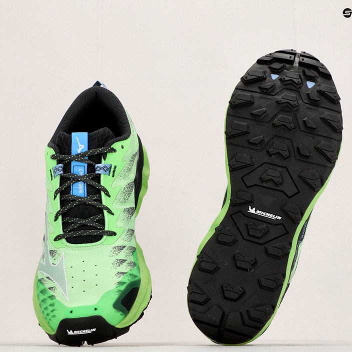Ανδρικά παπούτσια για τρέξιμο Mizuno Wave Daichi 7 πράσινο J1GJ227102 12