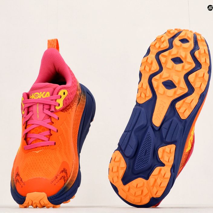 Γυναικεία παπούτσια για τρέξιμο HOKA Challenger ATR 7 GTX πορτοκαλί-ροζ 1134502-VOPY 14
