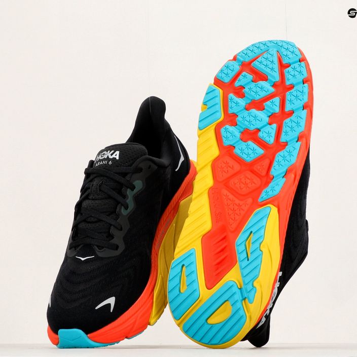 HOKA ανδρικά παπούτσια για τρέξιμο Arahi 6 μαύρο 1123194-BFLM 12