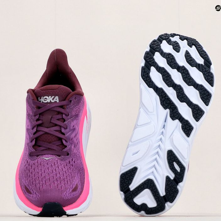 Γυναικεία παπούτσια για τρέξιμο HOKA Clifton 8 μοβ 1119394-GWBY 16