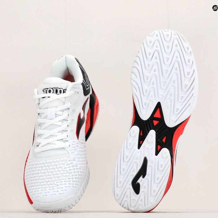Joma T.Ace ανδρικά παπούτσια τένις λευκό και κόκκινο TACES2302T 12