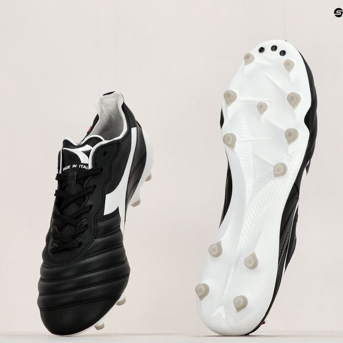 Ανδρικά ποδοσφαιρικά παπούτσια Diadora Brasil Elite2 Tech ITA LPX μαύρο και άσπρο DD-101.178799-C0641-40.5 13