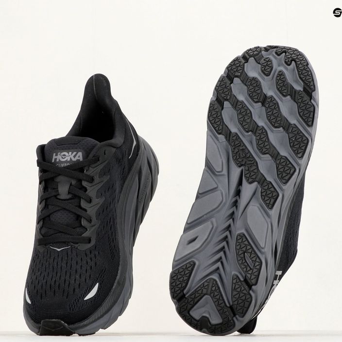 HOKA ανδρικά παπούτσια για τρέξιμο Clifton 8 μαύρο 1119393-BBLC 12