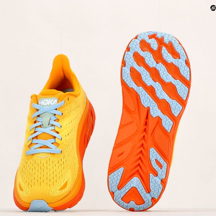 HOKA ανδρικά παπούτσια για τρέξιμο Clifton 8 κίτρινο 1119393-RYMZ 12