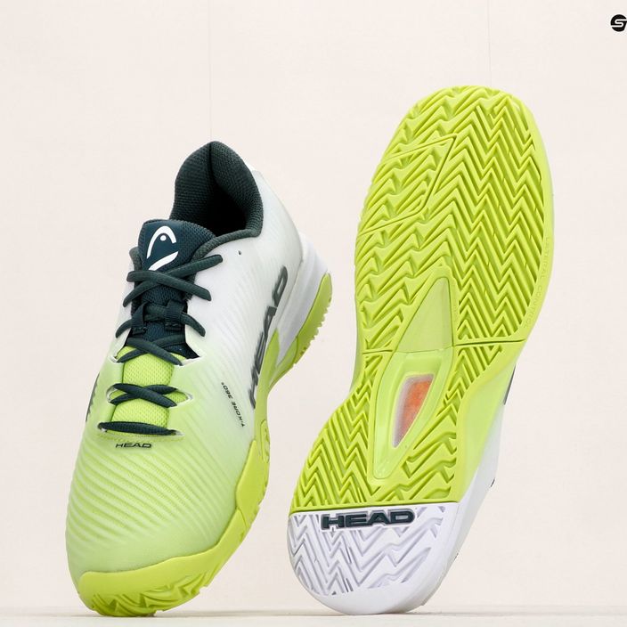 HEAD Revolt Pro 4.0 ανδρικά παπούτσια τένις πράσινο και λευκό 273263 12
