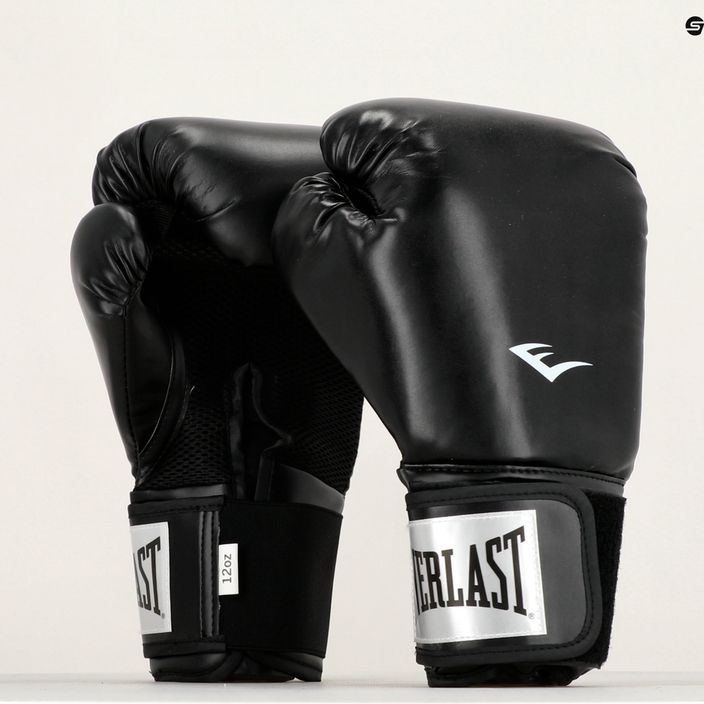 Everlast Pro Style 2 γάντια πυγμαχίας μαύρα EV2120 BLK 9