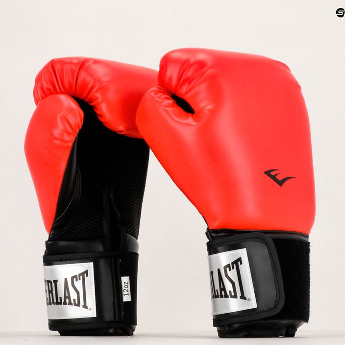 Everlast Pro Style 2 κόκκινα γάντια πυγμαχίας EV2120 RED 9