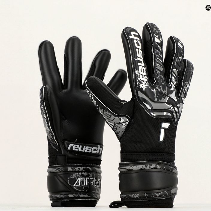Reusch Attrakt Infinity Junior παιδικά γάντια τερματοφύλακα μαύρα 5372725-7700 9