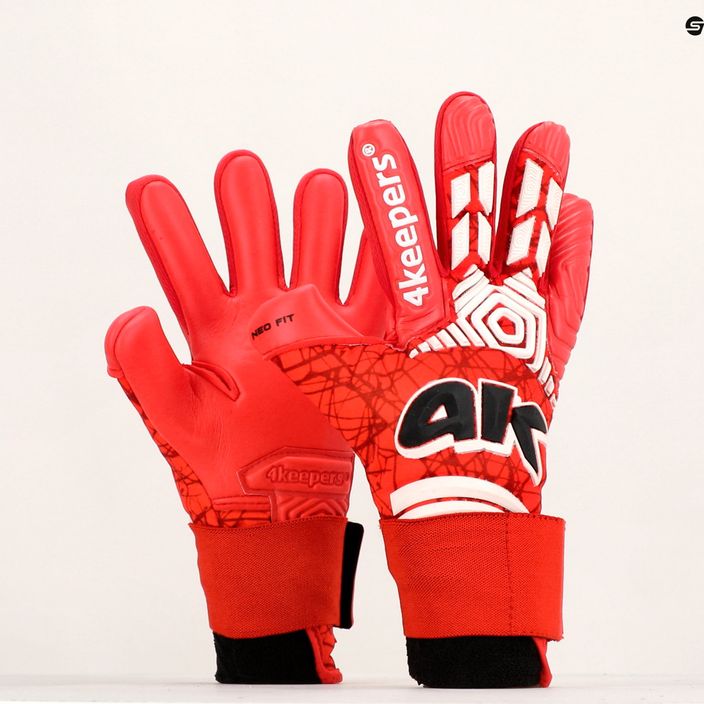 4Keepers Neo Rodeo Nc γάντια τερματοφύλακα κόκκινα 10