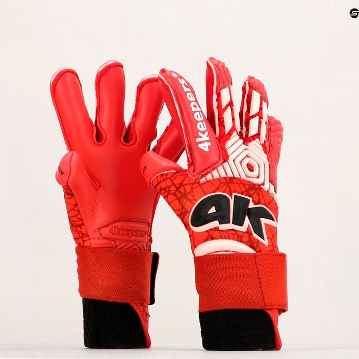 4Keepers Neo Rodeo Rf2G Jr παιδικά γάντια τερματοφύλακα κόκκινα 10