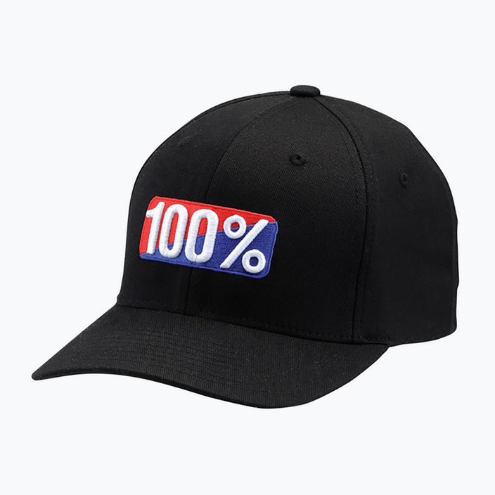 Ανδρικό 100% Classic X-Fit Flexfit καπέλο μαύρο 20011-001-18 5